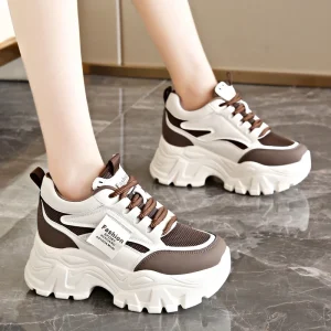 Zapatillas de deporte con plataforma blanca para mujer, zapatos | Zapatos y calzado · Omeda.es