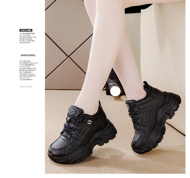 Zapatillas de deporte con plataforma blanca para mujer, zapatos | Zapatos y calzado · Omeda.es - Imagen 12