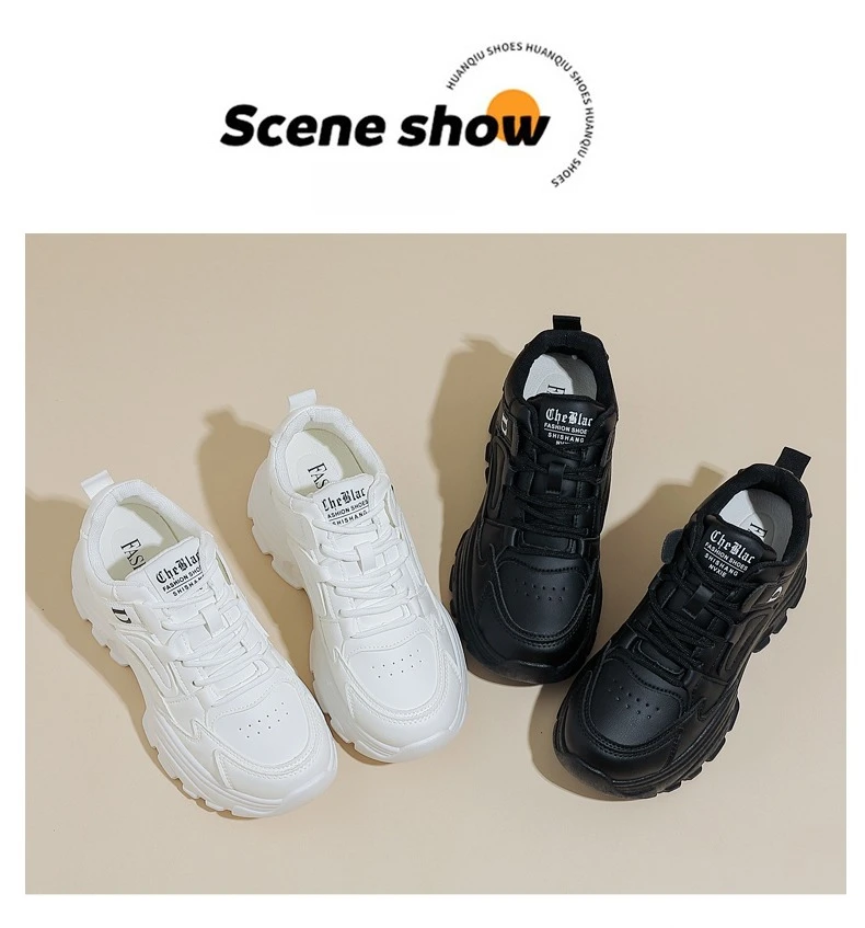 Zapatillas de deporte con plataforma blanca para mujer, zapatos | Zapatos y calzado · Omeda.es - Imagen 15