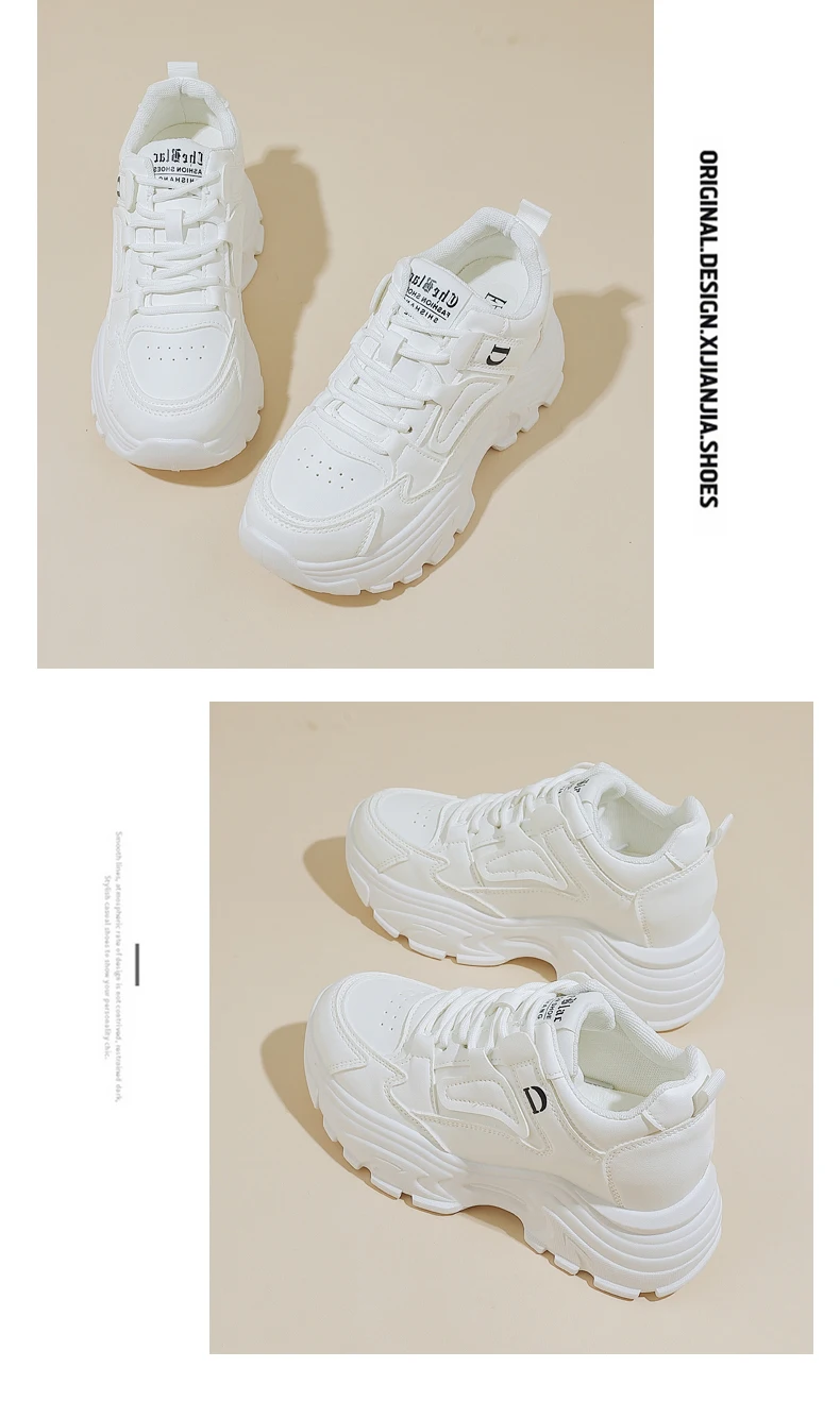 Zapatillas de deporte con plataforma blanca para mujer, zapatos | Zapatos y calzado · Omeda.es - Imagen 16