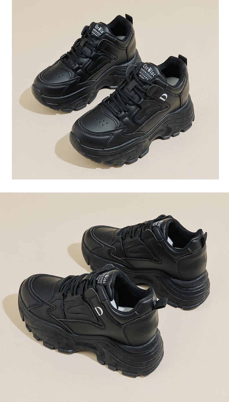 Zapatillas de deporte con plataforma blanca para mujer, zapatos | Zapatos y calzado · Omeda.es - Imagen 17