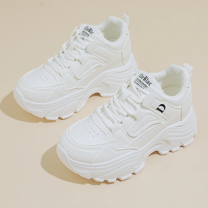 Zapatillas de deporte con plataforma blanca para mujer, zapatos | Zapatos y calzado · Omeda.es - Imagen 18