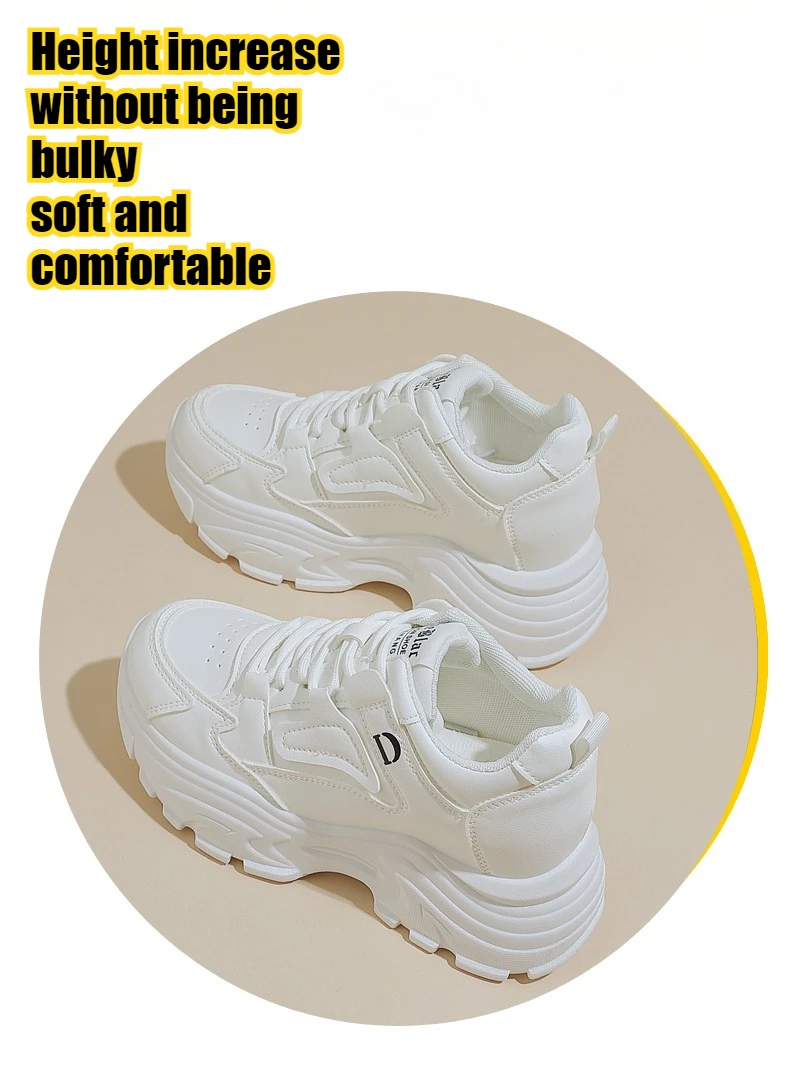 Zapatillas de deporte con plataforma blanca para mujer, zapatos | Zapatos y calzado · Omeda.es - Imagen 5