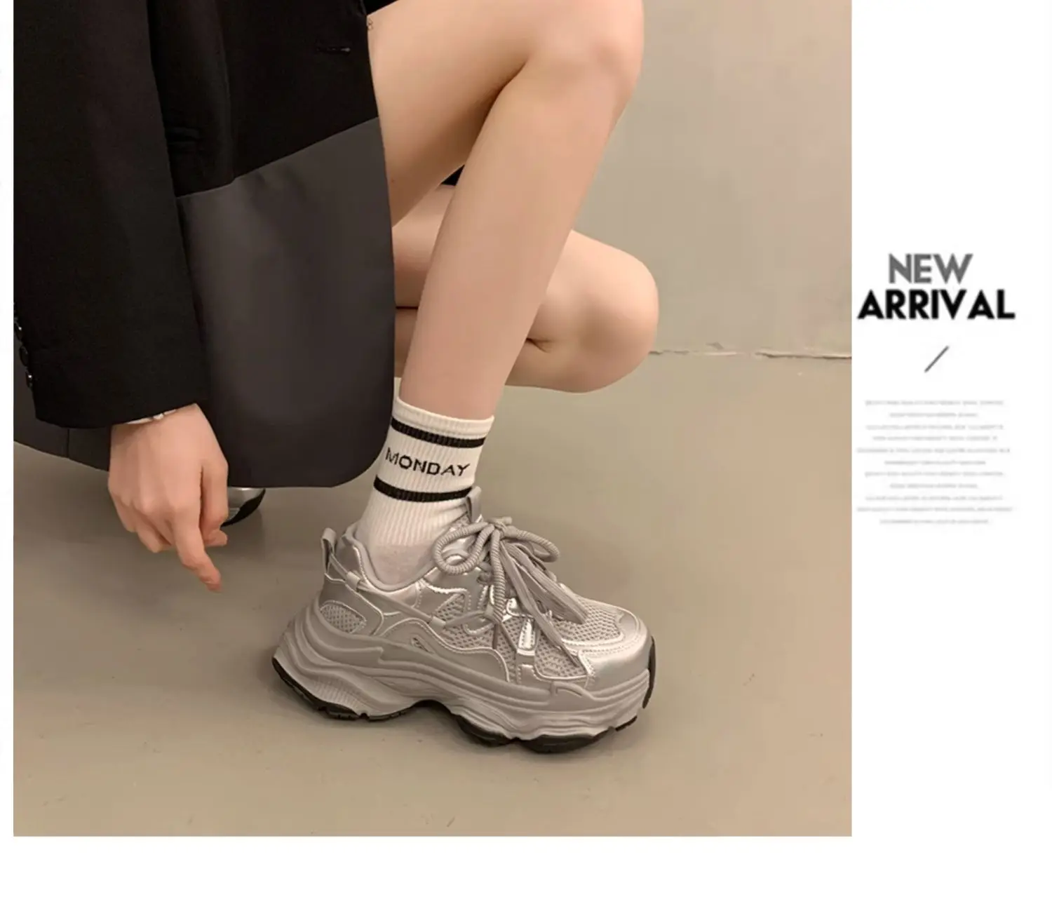 Zapatillas de deporte con plataforma gruesa para mujer, moda de | Zapatos y calzado · Omeda.es - Imagen 3