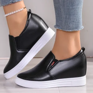 Zapatillas de deporte con tacón de cuña oculto para mujer, zapatos | Zapatos y calzado · Omeda.es