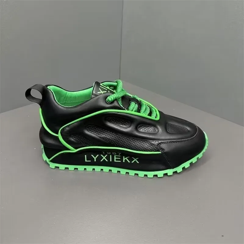 Zapatillas gruesas para hombre, zapatos con cubierta inferior, moda | Zapatos y calzado · Omeda.es - Imagen 13