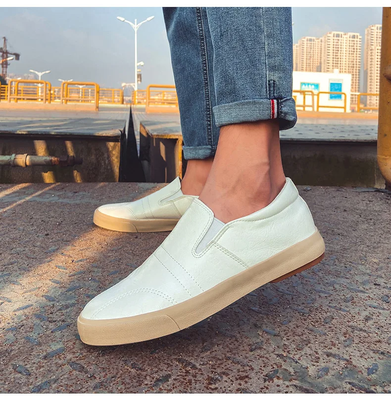 Zapatos informales de cuero para hombre, mocasines sin cordones de | Zapatos y calzado · Omeda.es - Imagen 18