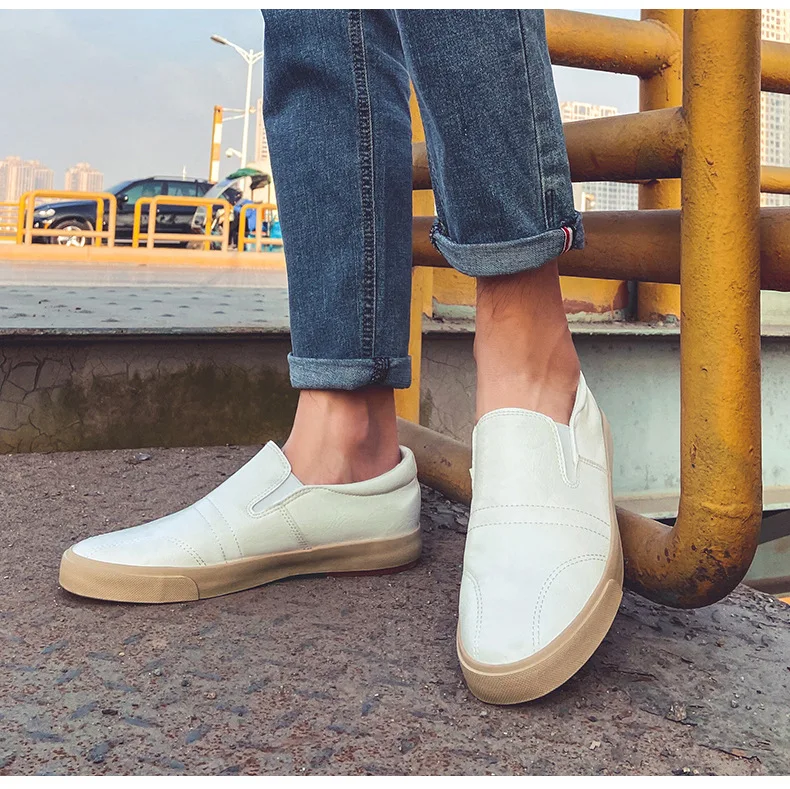 Zapatos informales de cuero para hombre, mocasines sin cordones de | Zapatos y calzado · Omeda.es - Imagen 21