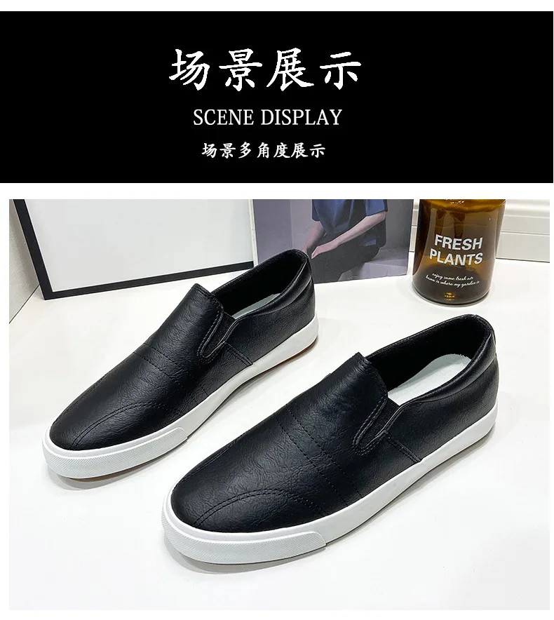 Zapatos informales de cuero para hombre, mocasines sin cordones de | Zapatos y calzado · Omeda.es - Imagen 22