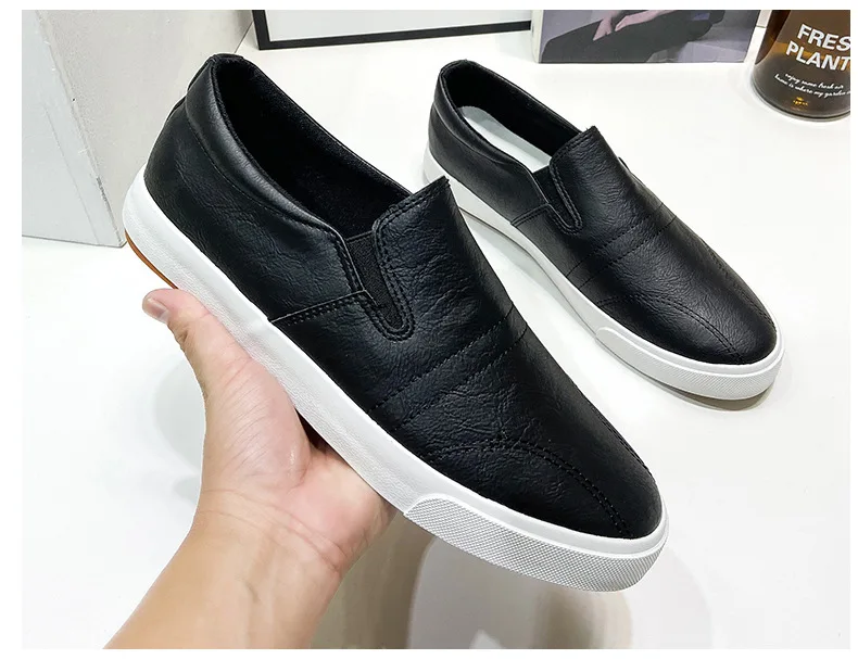 Zapatos informales de cuero para hombre, mocasines sin cordones de | Zapatos y calzado · Omeda.es - Imagen 23