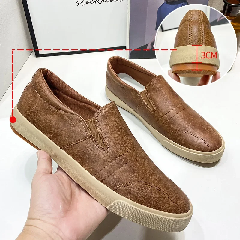 Zapatos informales de cuero para hombre, mocasines sin cordones de | Zapatos y calzado · Omeda.es - Imagen 30