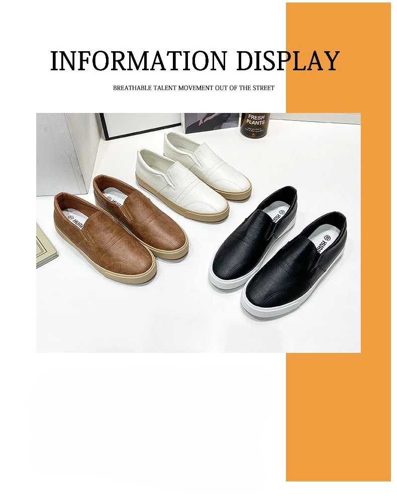 Zapatos informales de cuero para hombre, mocasines sin cordones de | Zapatos y calzado · Omeda.es - Imagen 4