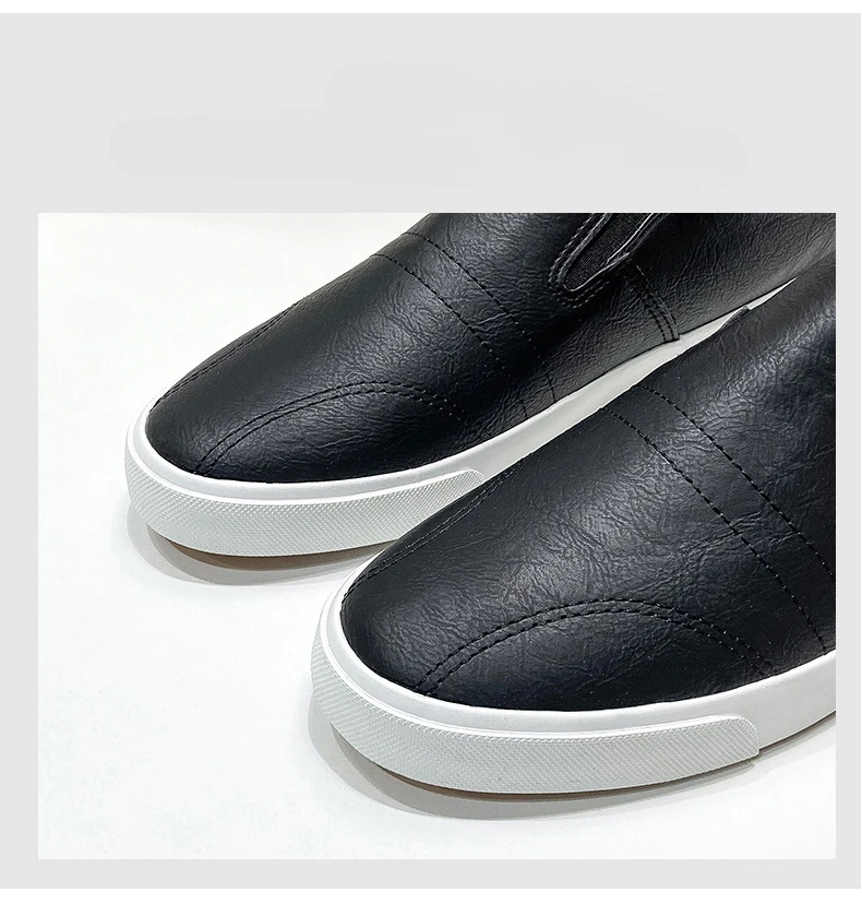 Zapatos informales de cuero para hombre, mocasines sin cordones de | Zapatos y calzado · Omeda.es - Imagen 7