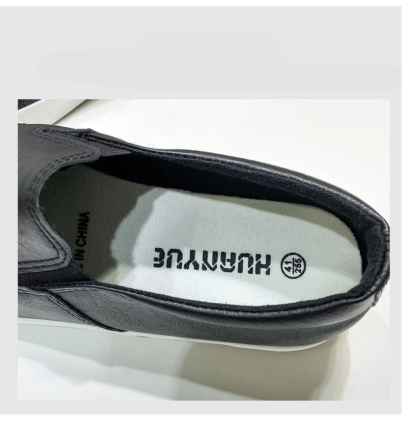 Zapatos informales de cuero para hombre, mocasines sin cordones de | Zapatos y calzado · Omeda.es - Imagen 8