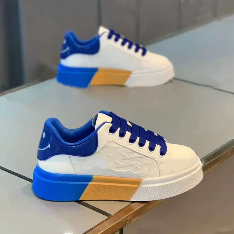 Zapatos informales para hombre, zapatillas blancas con suela gruesa, | Zapatos y calzado · Omeda.es - Imagen 11