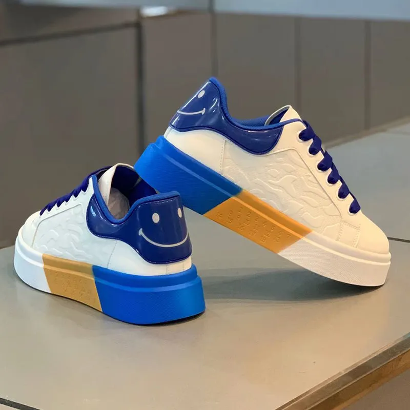 Zapatos informales para hombre, zapatillas blancas con suela gruesa, | Zapatos y calzado · Omeda.es - Imagen 16