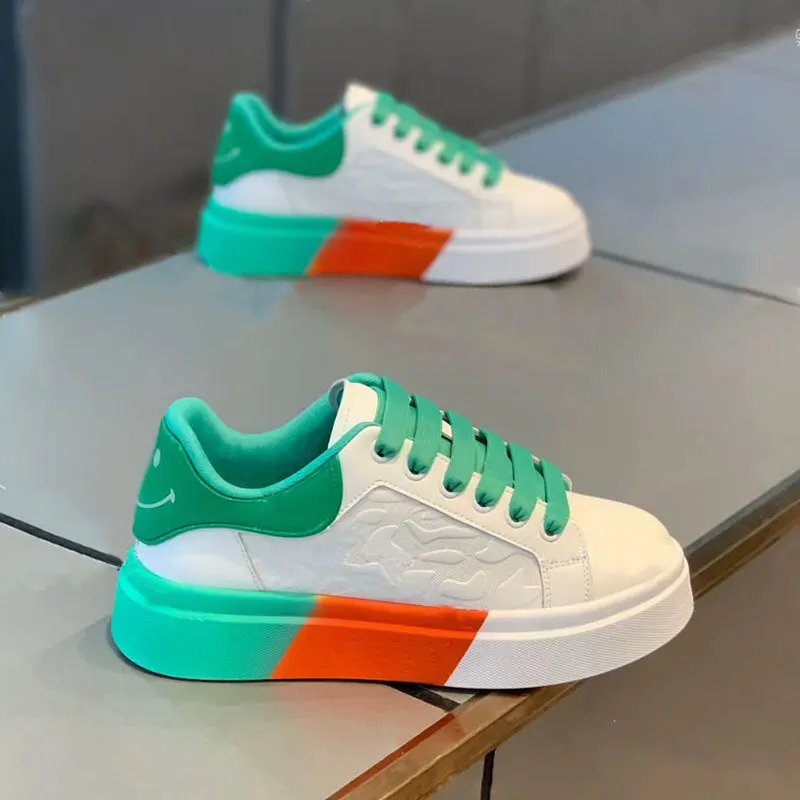 Zapatos informales para hombre, zapatillas blancas con suela gruesa, | Zapatos y calzado · Omeda.es - Imagen 4