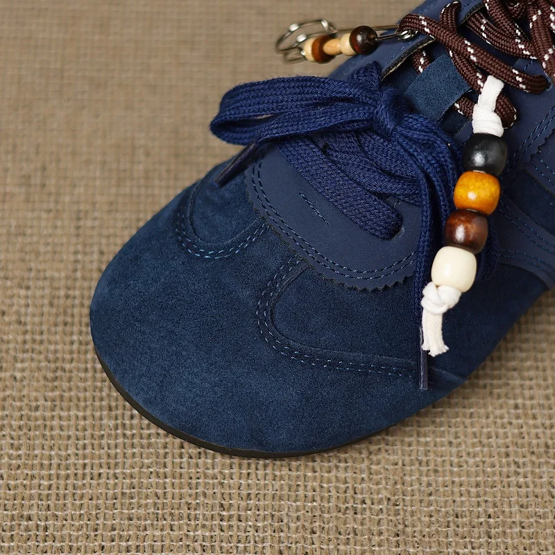 Zapatos de mujer, zapatillas planas informales, punta redonda, | Zapatos y calzado · Omeda.es - Imagen 12