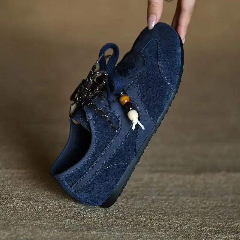 Zapatos de mujer, zapatillas planas informales, punta redonda, | Zapatos y calzado · Omeda.es - Imagen 17