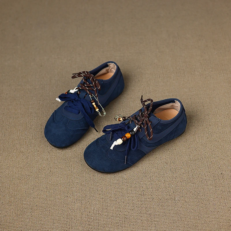 Zapatos de mujer, zapatillas planas informales, punta redonda, | Zapatos y calzado · Omeda.es - Imagen 3