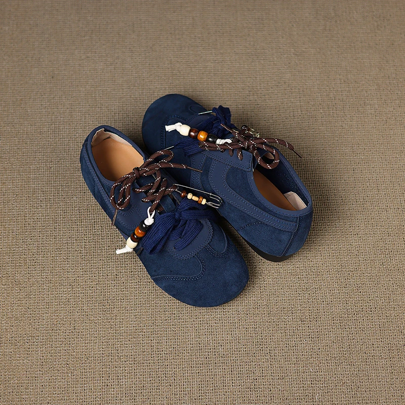 Zapatos de mujer, zapatillas planas informales, punta redonda, | Zapatos y calzado · Omeda.es - Imagen 4