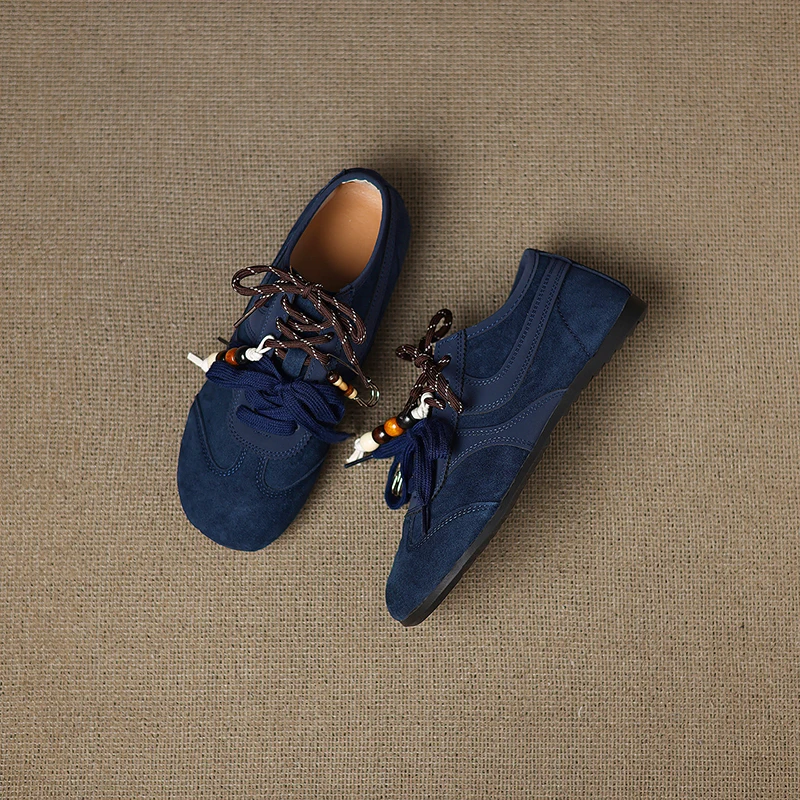 Zapatos de mujer, zapatillas planas informales, punta redonda, | Zapatos y calzado · Omeda.es - Imagen 5