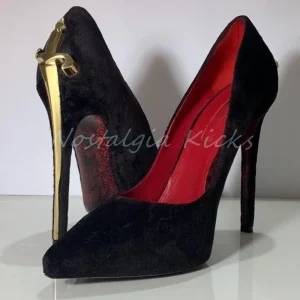 Zapatos de tacón de aguja de gamuza a la moda, zapatos de tacón con | Zapatos y calzado · Omeda.es