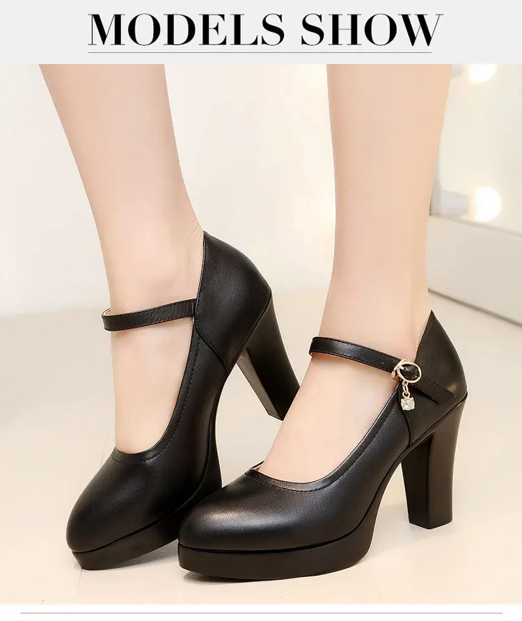 Zapatos de tacón alto con plataforma para Mujer, calzado de piel | Zapatos y calzado · Omeda.es - Imagen 10