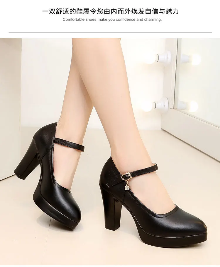 Zapatos de tacón alto con plataforma para Mujer, calzado de piel | Zapatos y calzado · Omeda.es - Imagen 11