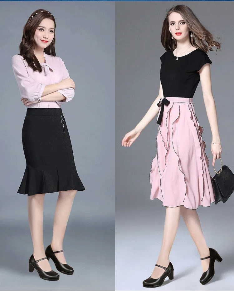 Zapatos de tacón alto con plataforma para Mujer, calzado de piel | Zapatos y calzado · Omeda.es - Imagen 9