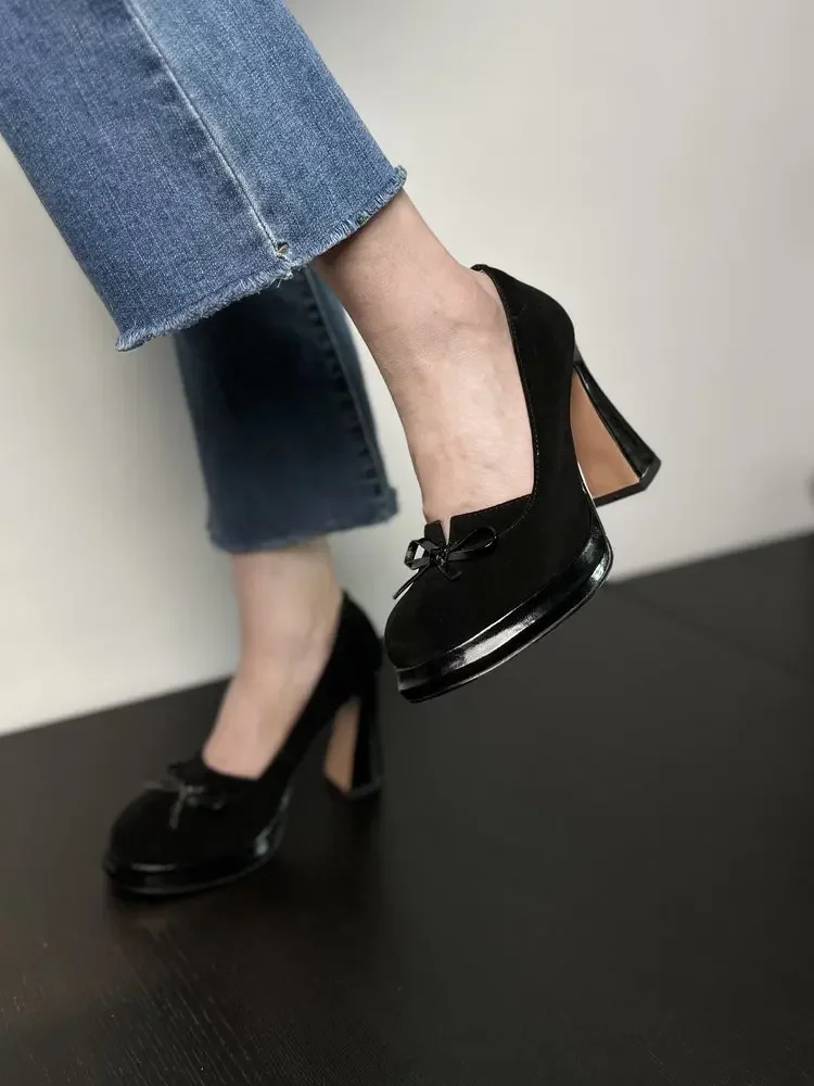 Zapatos De tacón alto con plataforma para Mujer, Zapatos De piel De | Zapatos y calzado · Omeda.es - Imagen 12