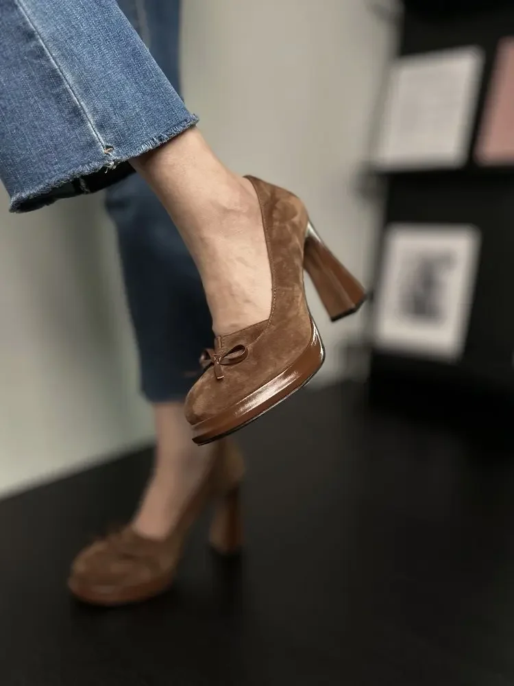 Zapatos De tacón alto con plataforma para Mujer, Zapatos De piel De | Zapatos y calzado · Omeda.es - Imagen 14