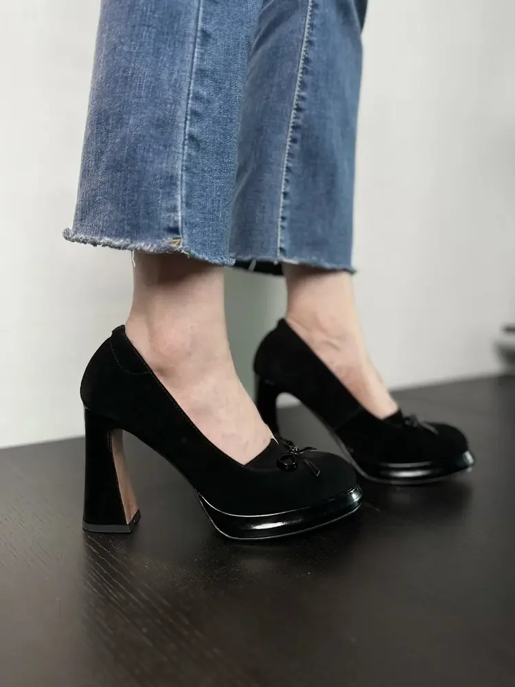 Zapatos De tacón alto con plataforma para Mujer, Zapatos De piel De | Zapatos y calzado · Omeda.es - Imagen 15