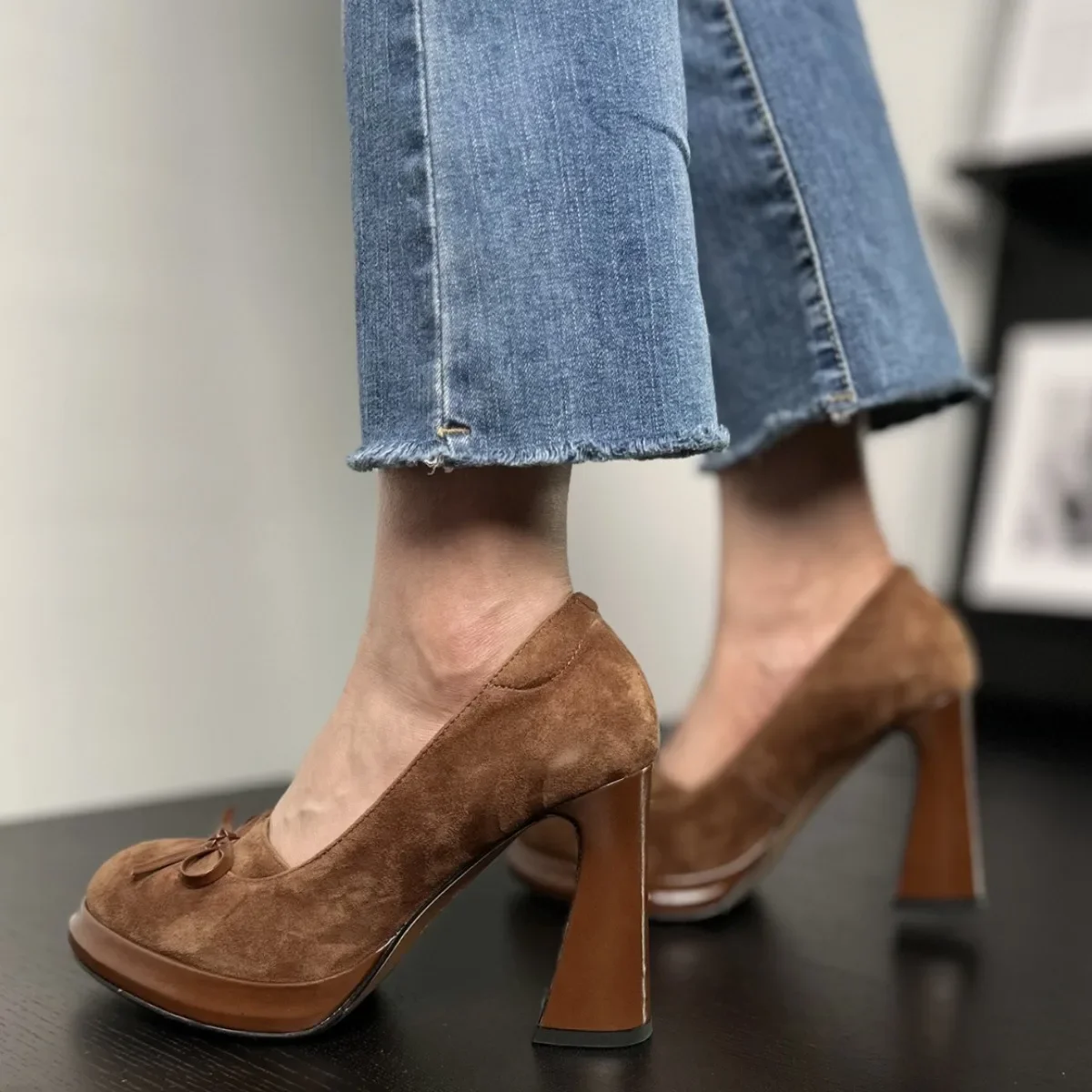 Zapatos De tacón alto con plataforma para Mujer, Zapatos De piel De | Zapatos y calzado · Omeda.es - Imagen 21