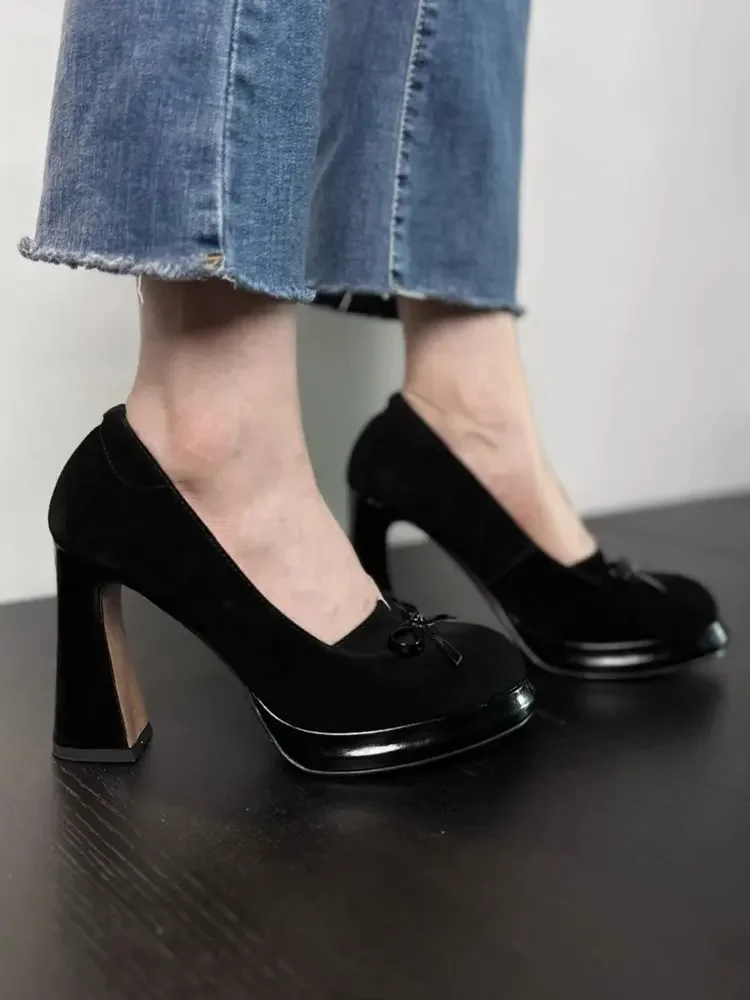 Zapatos De tacón alto con plataforma para Mujer, Zapatos De piel De | Zapatos y calzado · Omeda.es - Imagen 3