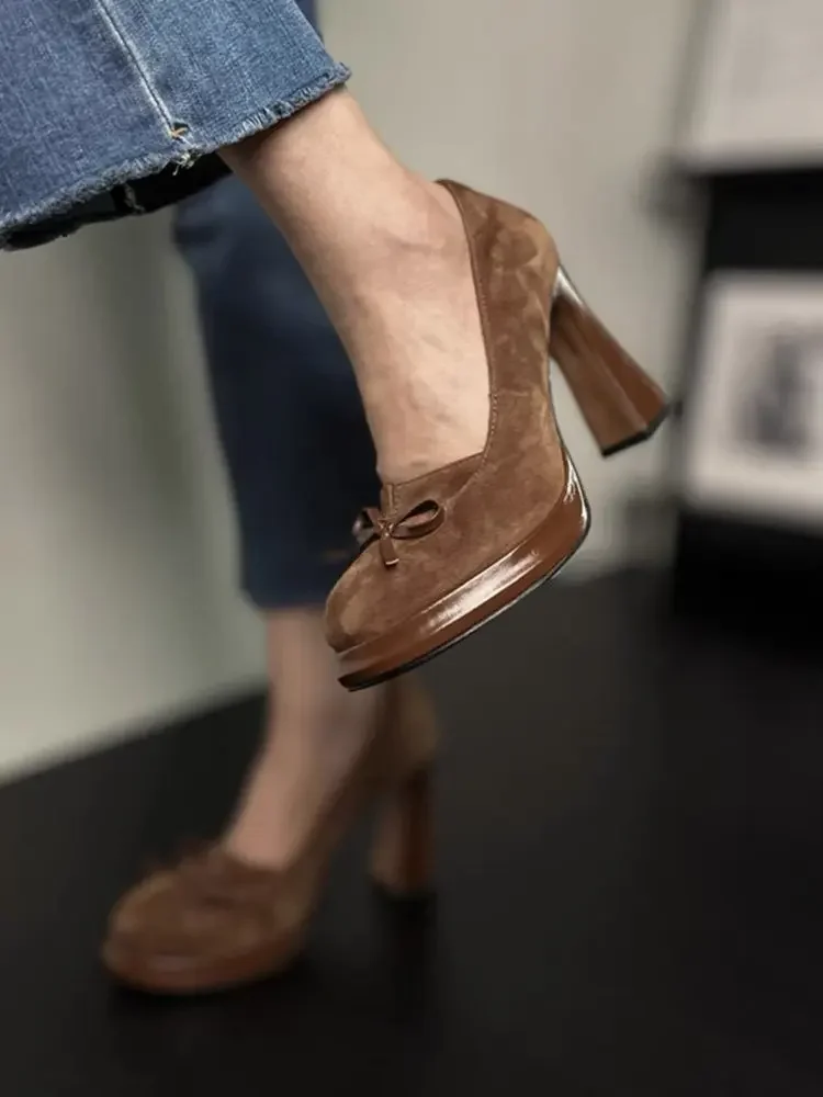 Zapatos De tacón alto con plataforma para Mujer, Zapatos De piel De | Zapatos y calzado · Omeda.es - Imagen 4