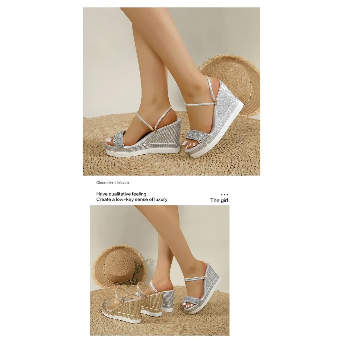 Zapatos de verano para mujer, sandalias de cuña, Sandalias de tacón | Zapatos y calzado · Omeda.es - Imagen 13