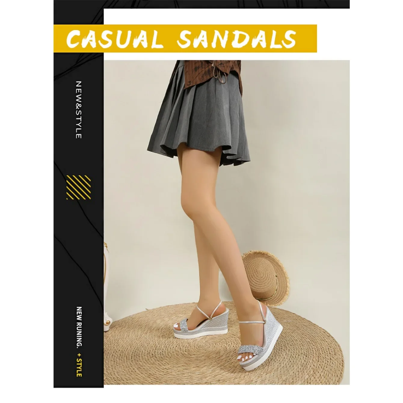 Zapatos de verano para mujer, sandalias de cuña, Sandalias de tacón | Zapatos y calzado · Omeda.es - Imagen 7