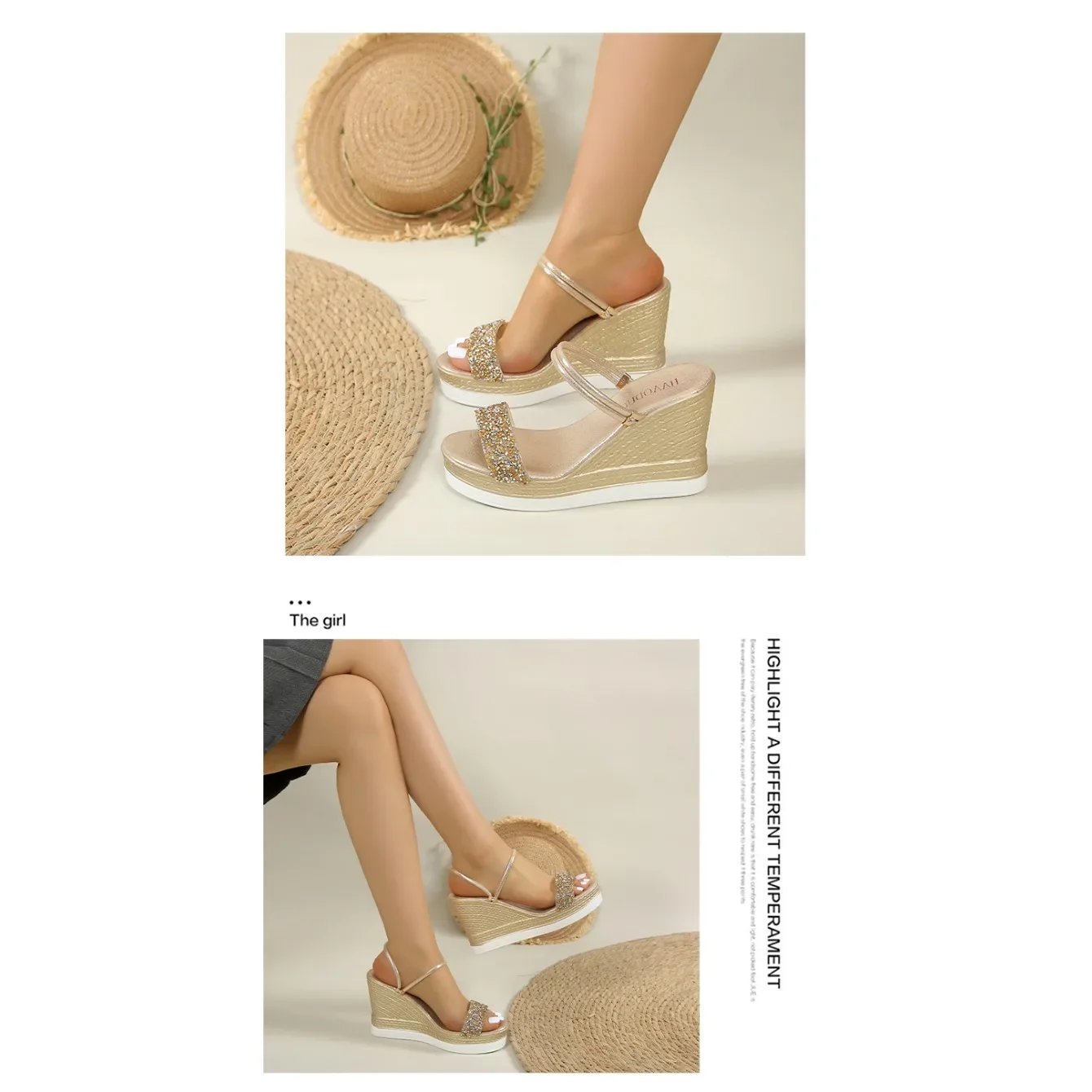 Zapatos de verano para mujer, sandalias de cuña, Sandalias de tacón | Zapatos y calzado · Omeda.es - Imagen 8